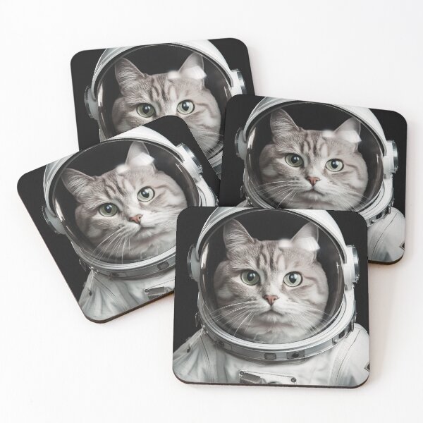 Item preview, Mika, the fearless Astro Cat - Apollo 11 Mission designed and sold by Pixelboys.