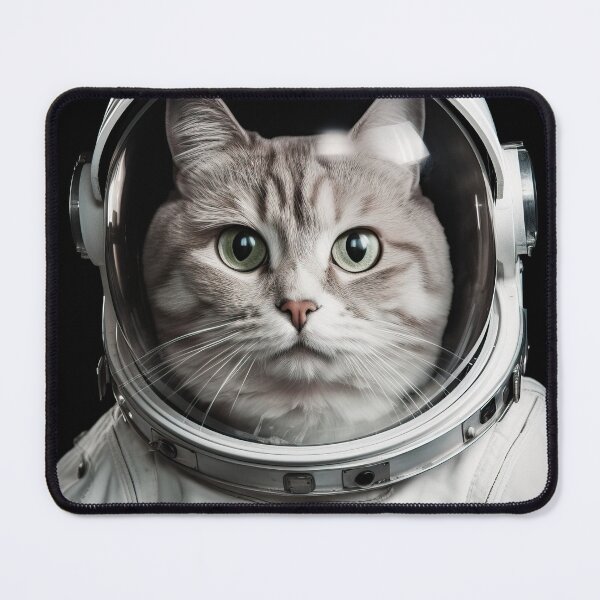 Item preview, Mika, the fearless Astro Cat - Apollo 11 Mission designed and sold by Pixelboys.