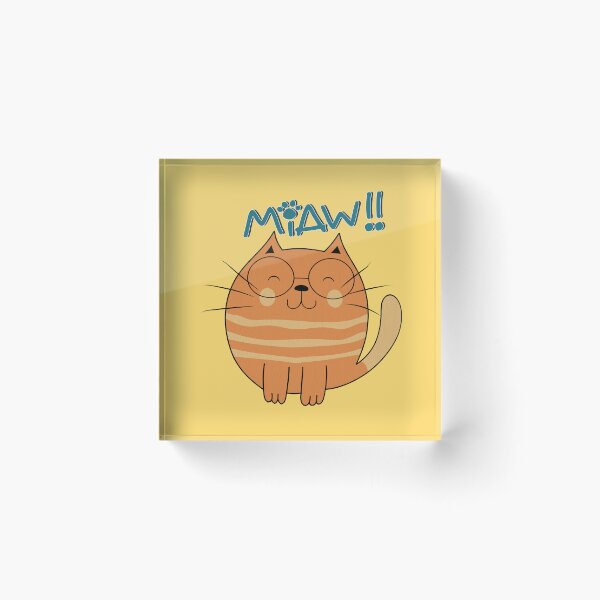 Item preview, Cat Miaw designed and sold by CraftyArk.