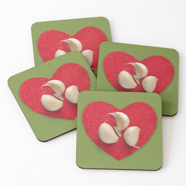 Item preview, Garlic - Love heart designed and sold by Yankee Doodle Gandy.