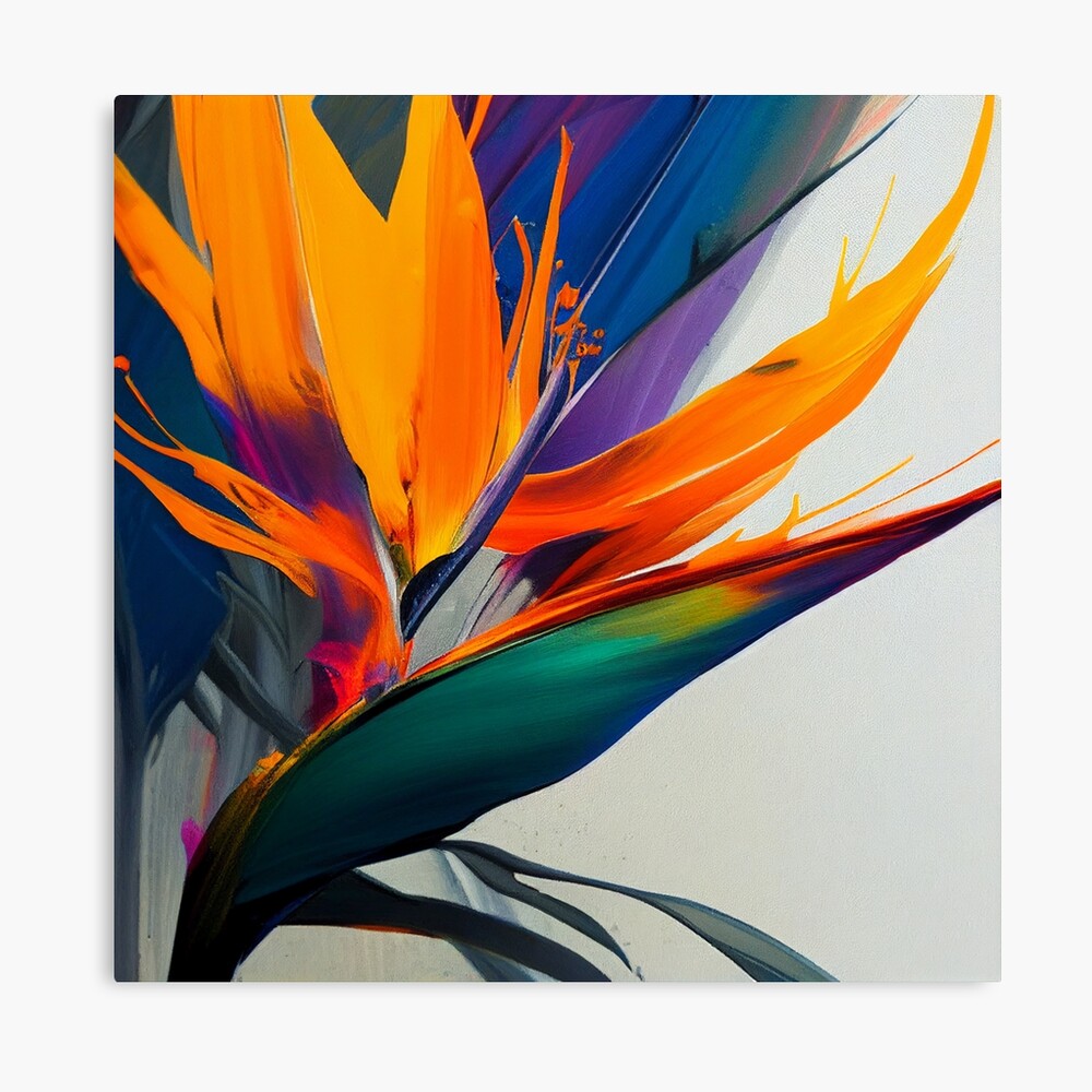 Bird Of Paradise I Poster deals Painting canvas 24*36inch