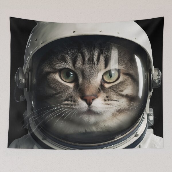 Artikelvorschau, Weltraum Katze Lucy - Apollo 11 Mission entworfen und verkauft von Pixelboys.