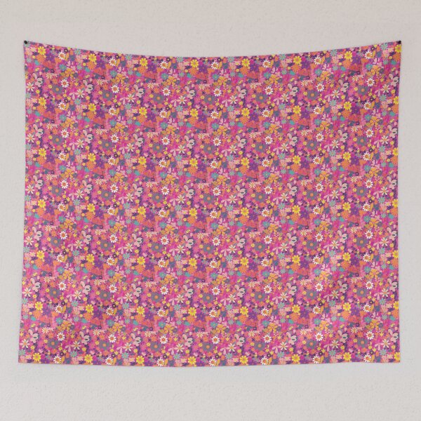 Item preview, 60s Flower Power Pattern designed and sold by semioddfinds.