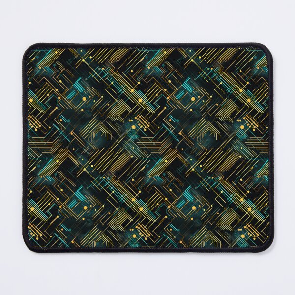 Item preview, Futuristic Circuit Board Pattern designed and sold by semioddfinds.