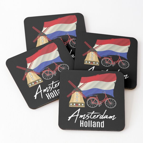 Item preview, Nehterlands Flag Windmill Netherlands designed and sold by MooonTees.