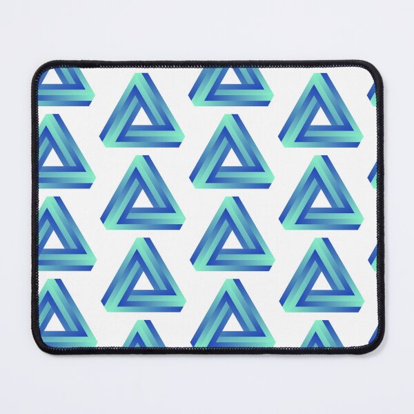 Item preview, Impossible Triangle In Blue & Cyan Gradients designed and sold by gamboling.