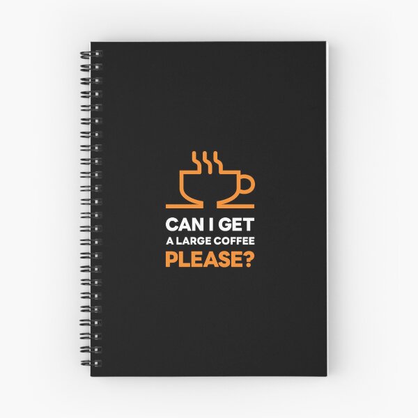 Item preview, Can i get a large coffee please designed and sold by MinimalUniverse.