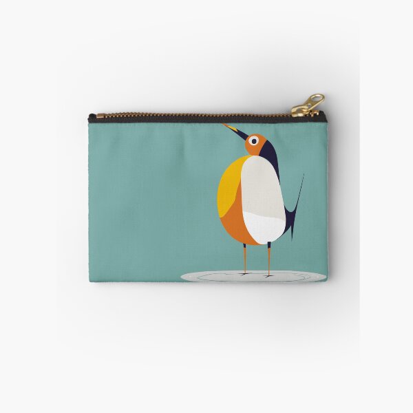 Item preview, Geometric Funny Bird with Orange Belly designed and sold by KOTOdesign.