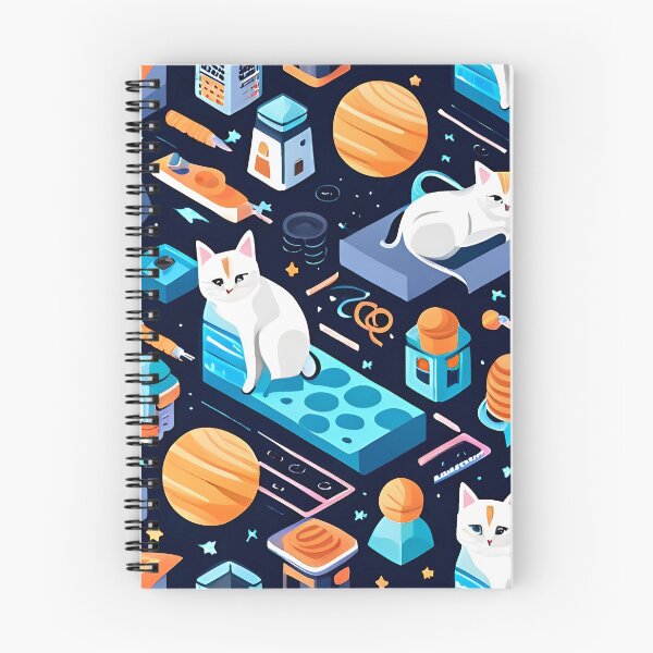 Item preview, Astronomy and space isometric seamless pattern with cartoon cats, planets and stars vector illustration designed and sold by LooperSDart.