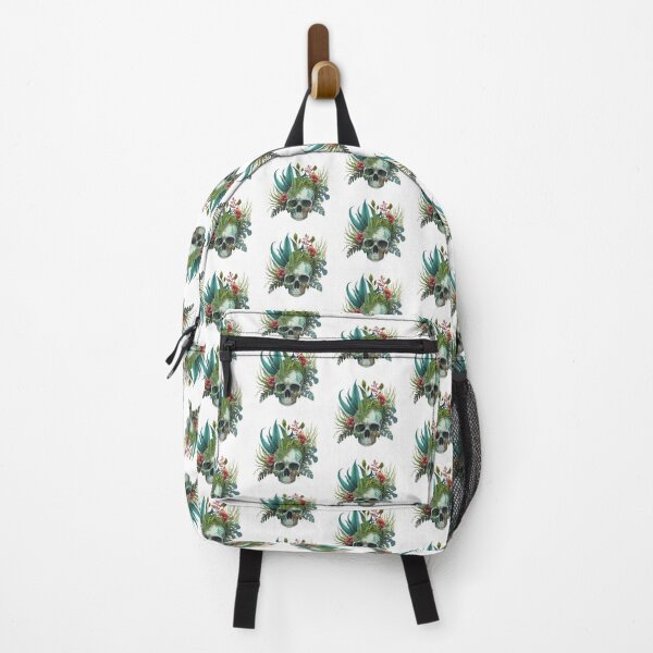 Item preview, botanical skull designed and sold by Sunchildprints.