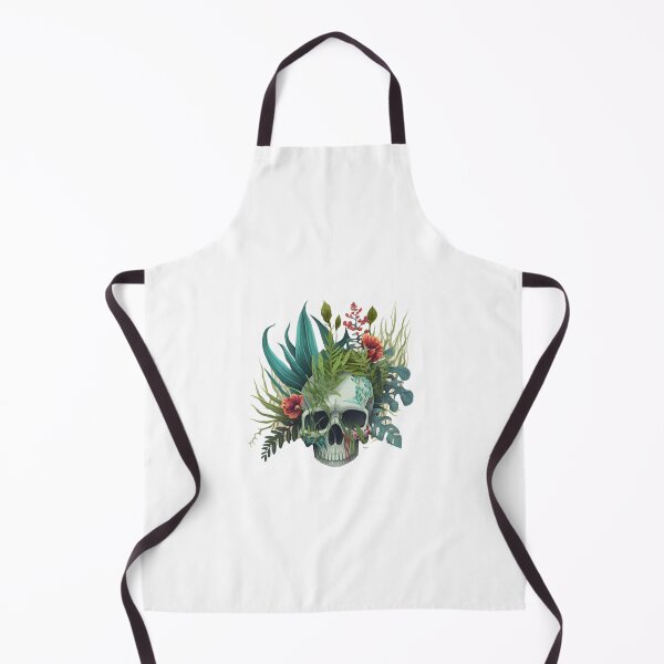 Item preview, botanical skull designed and sold by Sunchildprints.
