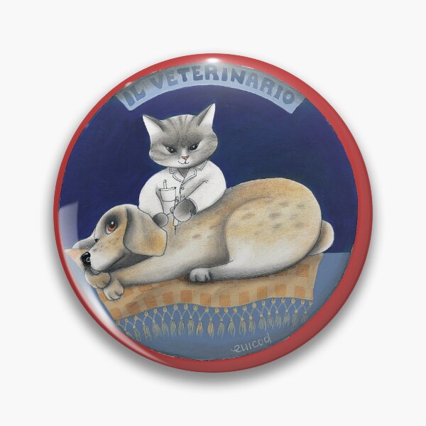 Item preview, Paws for a Visit: A Feline Veterinarian Treating Canine Patients designed and sold by gatteria.