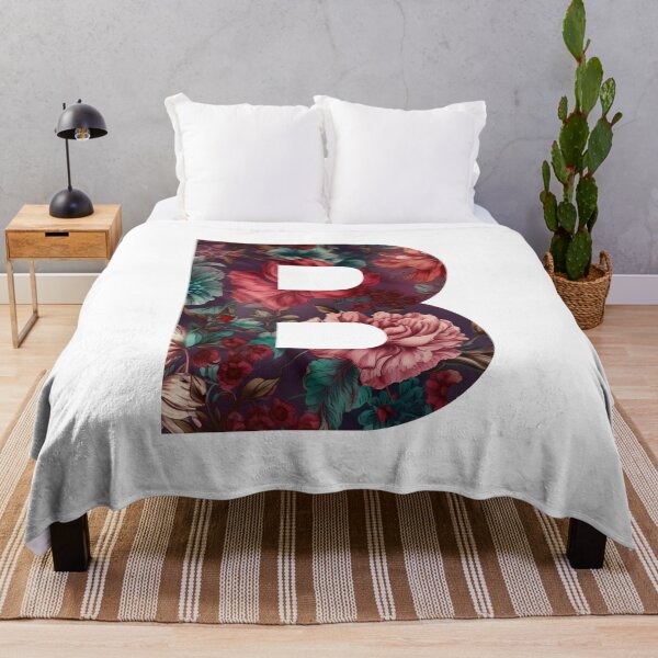 Item preview, Letter B Bold Floral Pattern Sticker Best Seller designed and sold by AdiRemba.