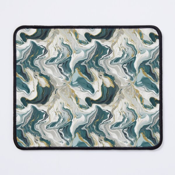 Item preview, Green and Gold Marble Pattern designed and sold by semioddfinds.
