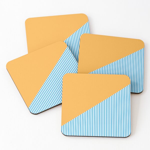 Item preview, Triangle and Stripes | Mixed Patterns | Blue and Orange ii designed and sold by rsty11.