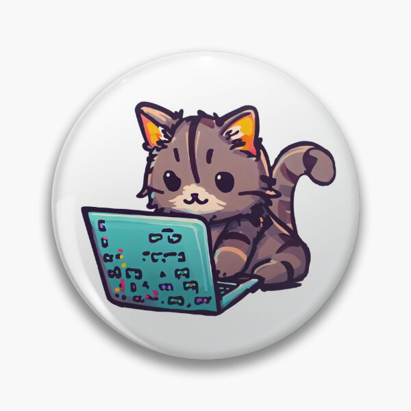 Artikelvorschau, süße Katze auf Laptop entworfen und verkauft von yinon-h.