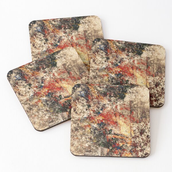 Item preview, Old Parchment Paper Abstract with Splash of Red designed and sold by Trevor Hirst.