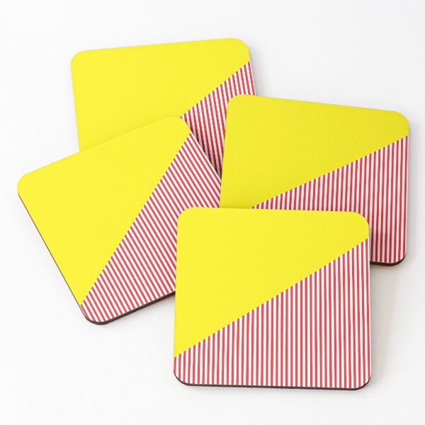 Item preview, Triangle and Stripes | Mixed Patterns | Yellow and Red designed and sold by rsty11.