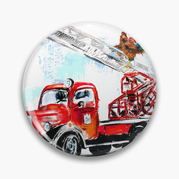 Item preview, Fire truck rooster designed and sold by CorneliaPilz.