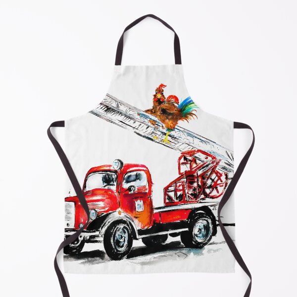 Item preview, Fire truck rooster designed and sold by CorneliaPilz.
