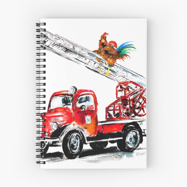 Item preview, Fire truck rooster designed and sold by CorneliaPilz.