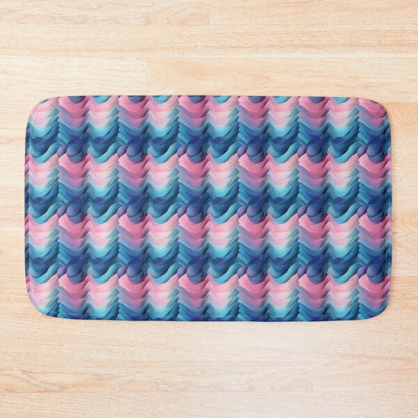 Item preview, Transgender Pride Flag Abstract 3D Pattern designed and sold by semioddfinds.