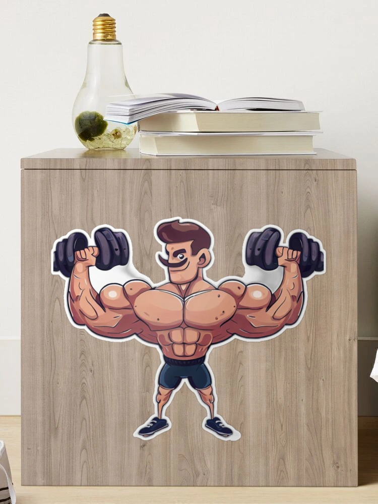 Gym Bro Only Arms | Sticker