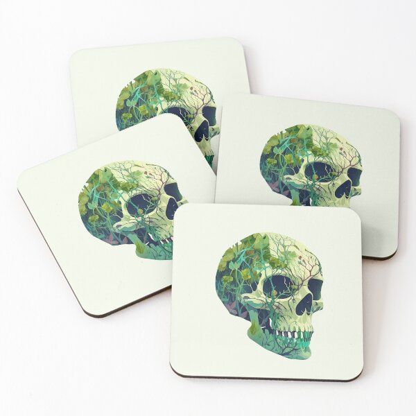 Item preview, Copy of Botanical Skull designed and sold by Sunchildprints.