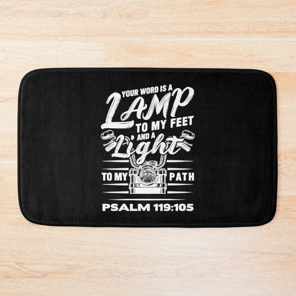 Item preview, Psalm 119:105 Your Word Is A Lamp To My Feet And A Light To My Path designed and sold by plushism.