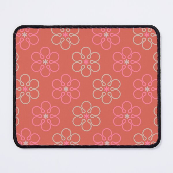 Item preview, Star flower on orange brick colour. designed and sold by Trianglegreen.