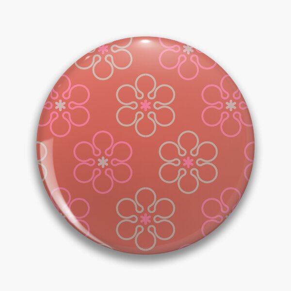 Item preview, Star flower on orange brick colour. designed and sold by Trianglegreen.