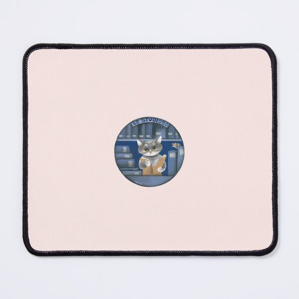 Item preview, Feline Scholar in the Library: A Cat's Quest for Knowledge designed and sold by gatteria.