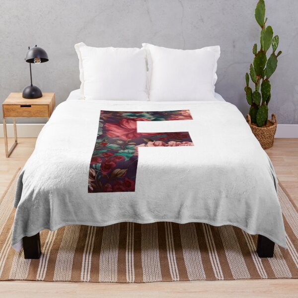 Item preview, Letter F Bold Floral Pattern Sticker Best Seller designed and sold by AdiRemba.