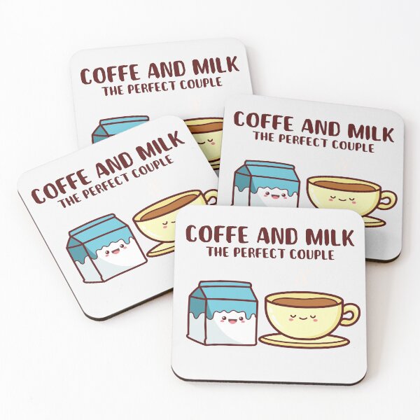 Item preview, COFFE AND MILK THE PERFECT COUPLE designed and sold by boholoc0.