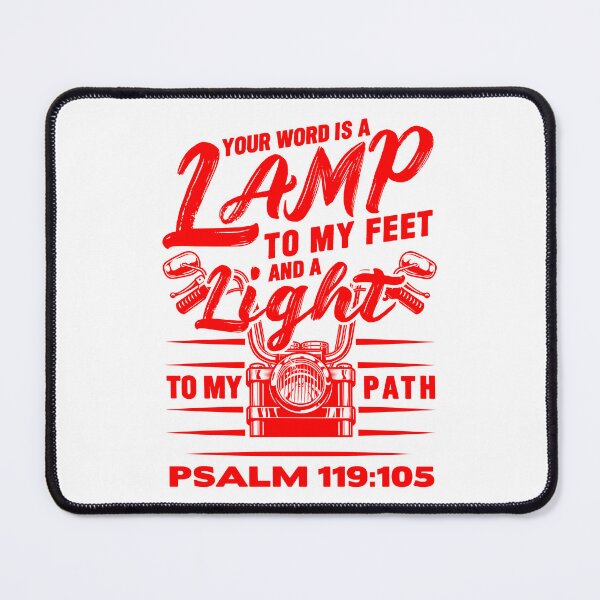Item preview, Psalm 119:105 Your Word Is A Lamp To My Feet And A Light To My Path designed and sold by plushism.