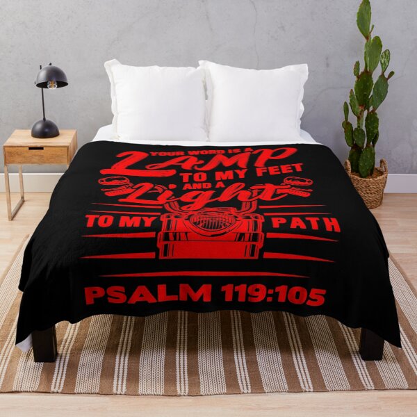 Item preview, Psalm 119:105 Your Word Is A Lamp To My Feet And A Light To My Path designed and sold by plushism.