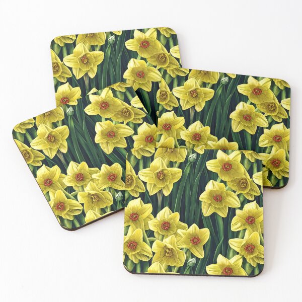 Item preview, Patrón de narcisos amarillos designed and sold by Pattrnz.