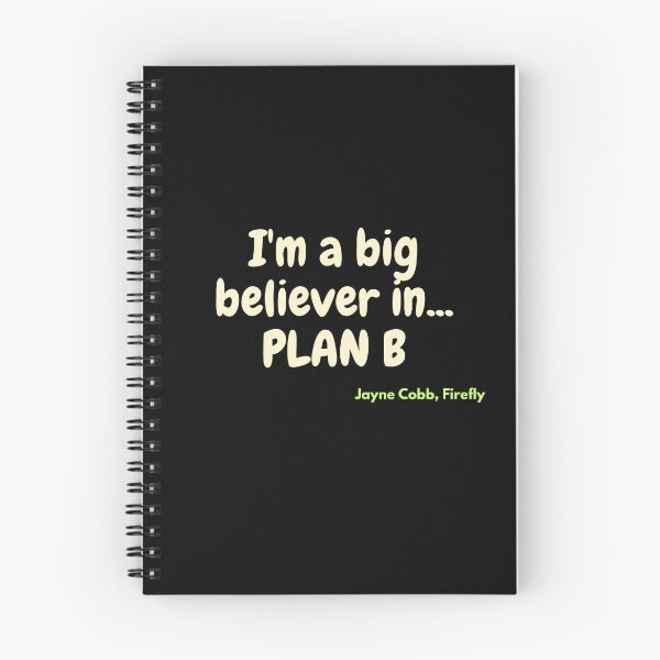 Item preview, I'm a big believer in PLAN B designed and sold by TheScruffyGoose.