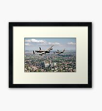 Two Lancasters over Lincoln Framed Print
