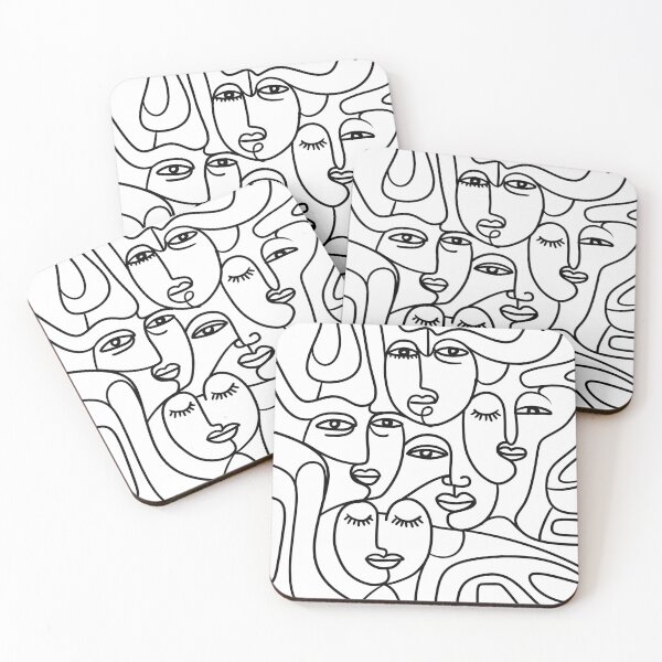 Item preview, Abstract cubism faces designed and sold by ArtshirtGroup.