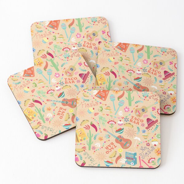 Item preview, Mexican fiesta party sand background designed and sold by SweetCoolVibes.