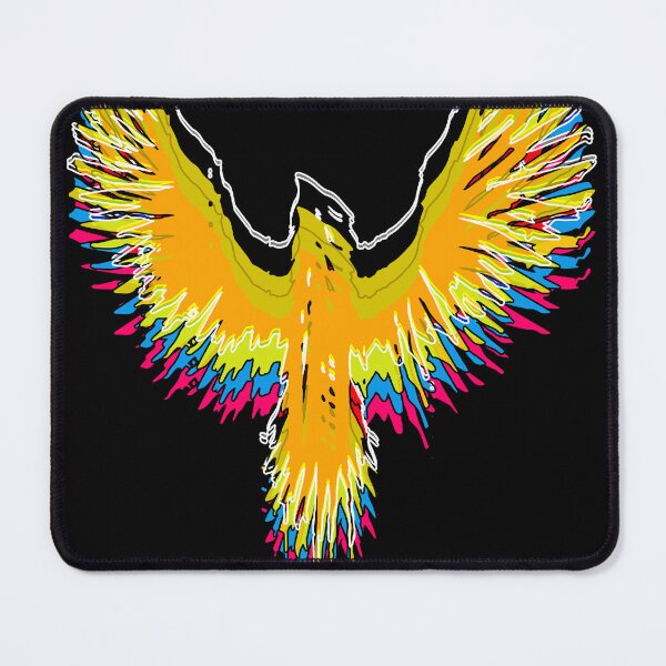 Item preview, Colorful tribal crow designed and sold by clingcling.