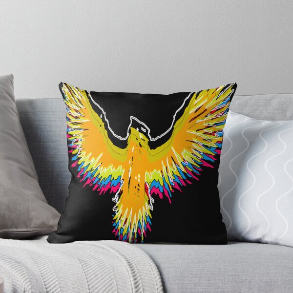 Item preview, Colorful tribal crow designed and sold by clingcling.