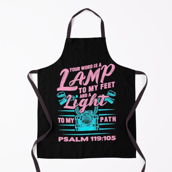 Item preview, Psalm 119:105 Your Word Is A Lamp To My Feet And A Light To My Path designed and sold by plushism.
