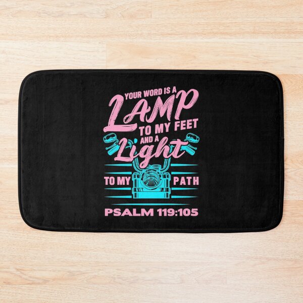 Item preview, Psalm 119:105 Your Word Is A Lamp To My Feet And A Light To My Path designed and sold by plushism.