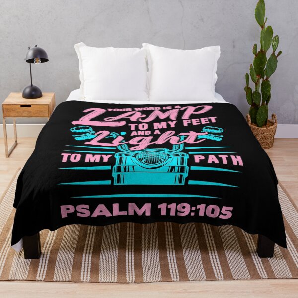 Item preview, Psalm 119:105 Your Word Is A Lamp To My Feet And A Light To My Path designed and sold by plushism.
