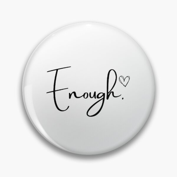 Item preview, Enough. Sticker designed and sold by siennatheartist.
