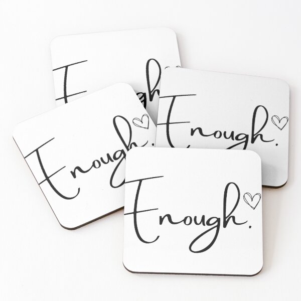 Item preview, Enough. Sticker designed and sold by siennatheartist.