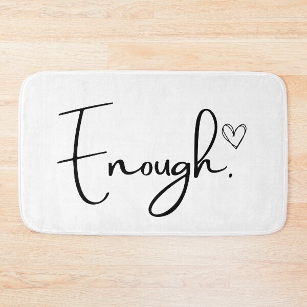 Item preview, Enough. Sticker designed and sold by siennatheartist.