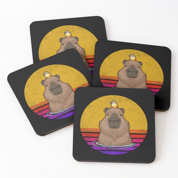 Item preview, Bird and Capybara Lover Gifts Vintage Zoo Animal designed and sold by Africanob.